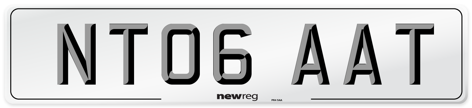 NT06 AAT Number Plate from New Reg
